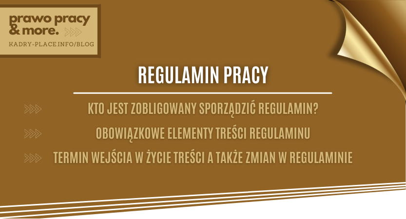 REGULAMIN PRACY