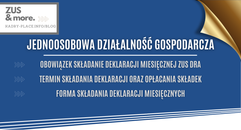 DEKLARACJA ZUS DRA 2022