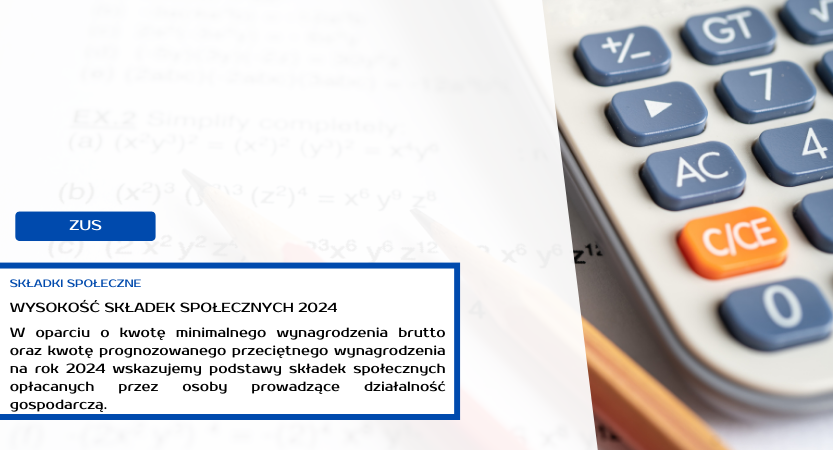 SKŁADKI SPOŁECZNE 2024