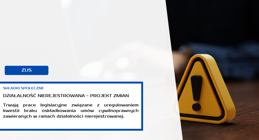DZIAŁALNOŚĆ NIEREJESTROWANA A ZUS