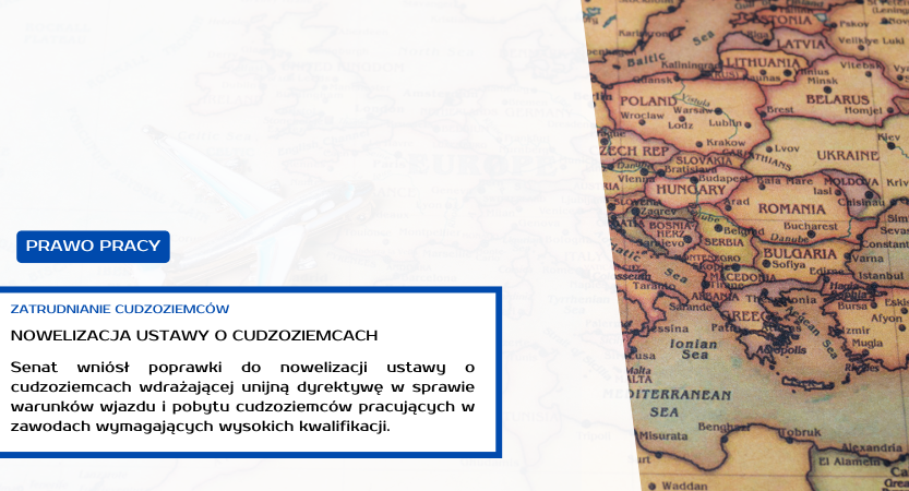 NOWELIZACJA USTAWY O CUDZOZIEMCACH