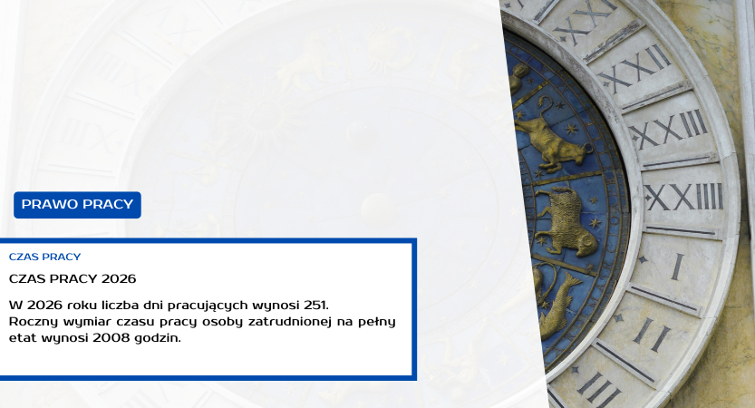 CZAS PRACY NA ROK 2026